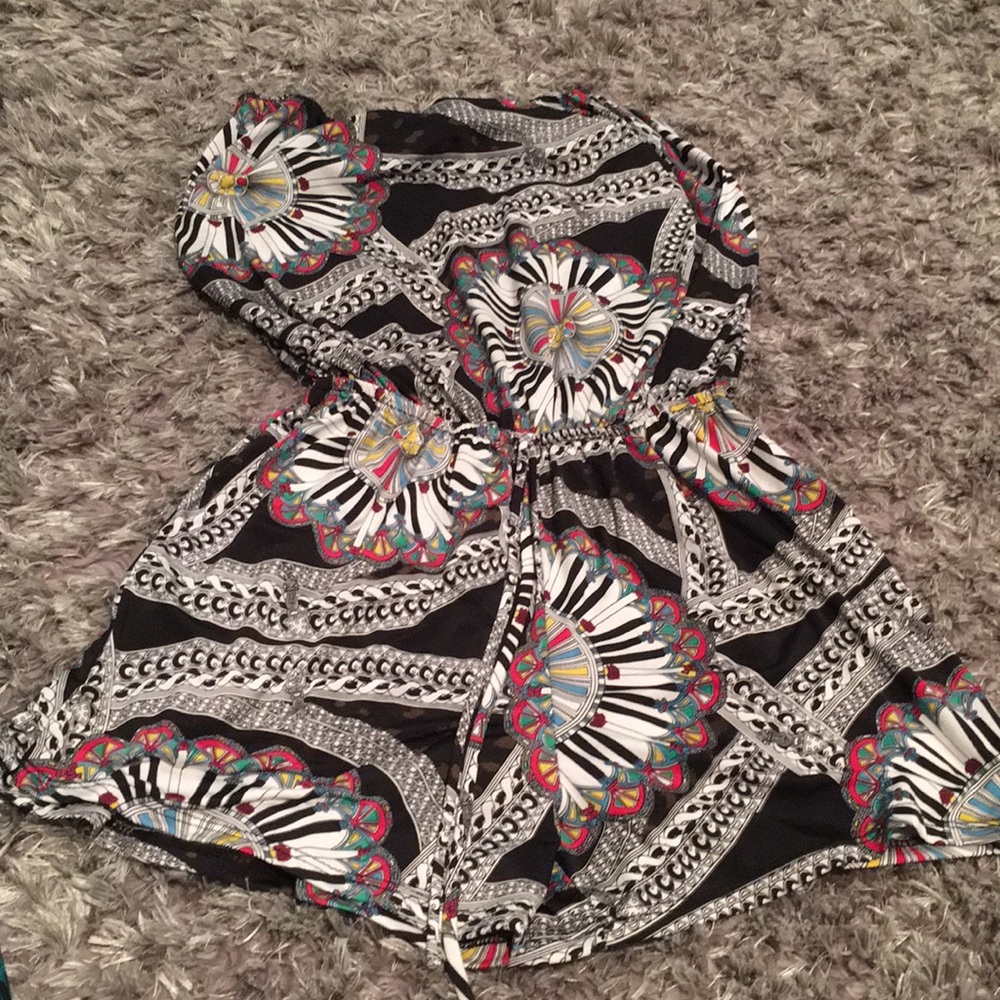 GOOD CONDITION. Strapless romper.